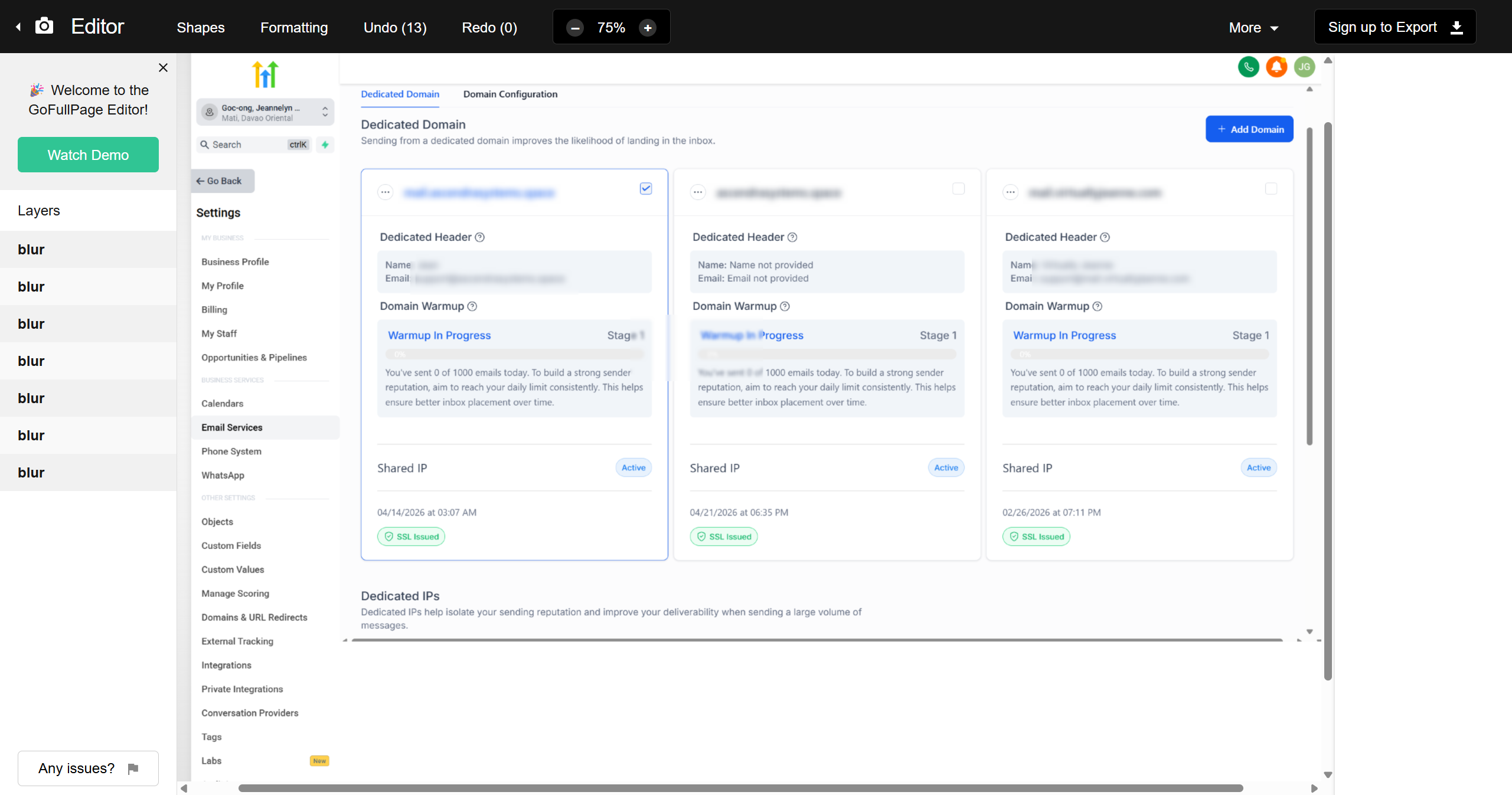 Email Services